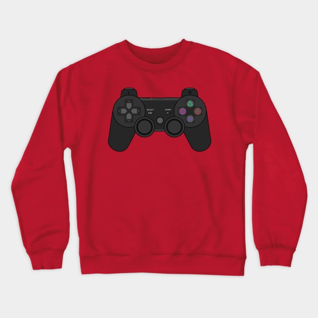 Video Game Inspired Console Playstation 3 Dualshock Gamepad Crewneck Sweatshirt by rayrayray90